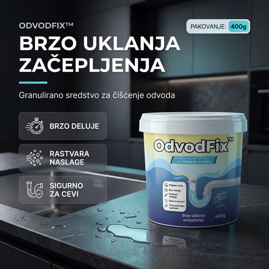 OdvodFix™ Granule za odvode Sa prijatnim mirisom limuna 🍋